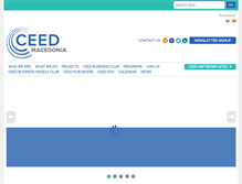 Tablet Screenshot of ceed-macedonia.org